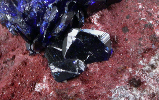 Azurite and Malachite from Morenci Mine, Clifton District, Greenlee County, Arizona