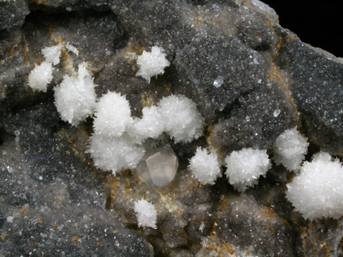 Strontianite and Calcite from Faylor-Middle Creek Quarry, 3 km WSW of Winfield, Union County, Pennsylvania