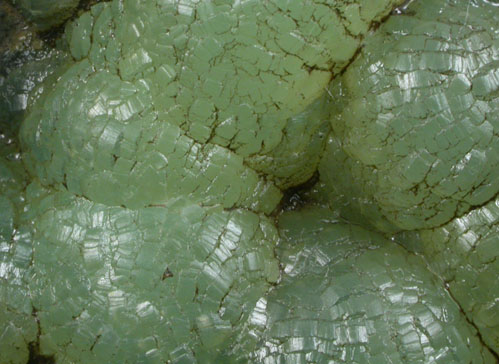 Prehnite from Lower New Street Quarry, Paterson, Passaic County, New Jersey