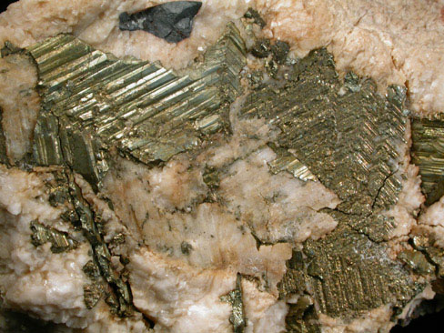 Marcasite in Dolomite from Frizington, West Cumberland Iron Mining District, Cumbria, England