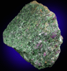 Corundum var. Ruby in Actinolite var. Smaragdite from Clay County, North Carolina