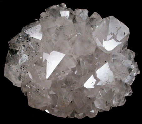 Quartz (Cumberland-habit) with Hematite from Beckermet Mine, West Cumberland Iron Mining District, Cumbria, England