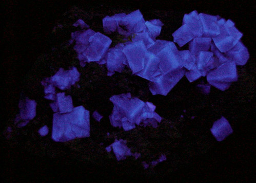 Fluorite (interpenetrant twinned crystals) from Weardale, Durham, England