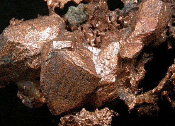Copper (crystallized) from National Mine, Rockland, Keweenaw Peninsula Copper District, Ontonagon County, Michigan