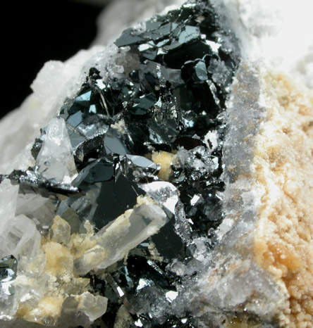 Hematite, Quartz, Calcite from Big Bertha Extension Mine, La Paz County, Arizona