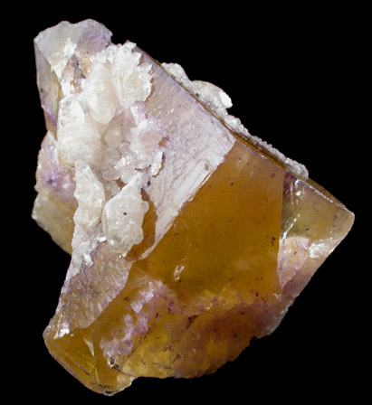 Fluorite with Calcite from Cave-in-Rock District, Hardin County, Illinois