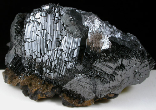 Manganite from Caland Mine, Atikokan, Ontario, Canada