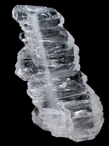 Quartz var. Faden-habit from Dera Ismail Khan District, Waziristan, Pakistan