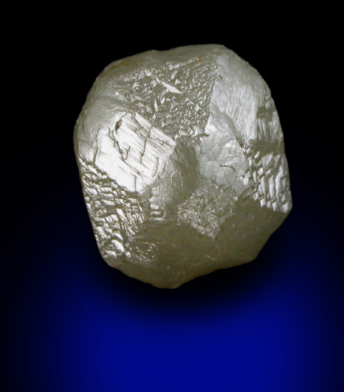 Diamond (13.32 carat greenish-gray complex crystal) from Bakwanga Mine, Mbuji-Mayi (Miba), Democratic Republic of the Congo
