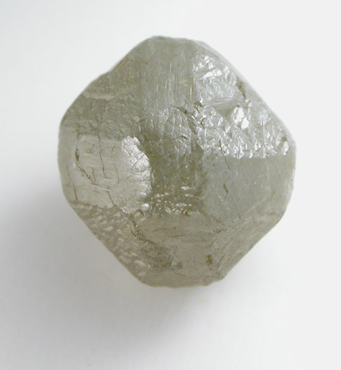 Diamond (13.32 carat greenish-gray complex crystal) from Bakwanga Mine, Mbuji-Mayi (Miba), Democratic Republic of the Congo