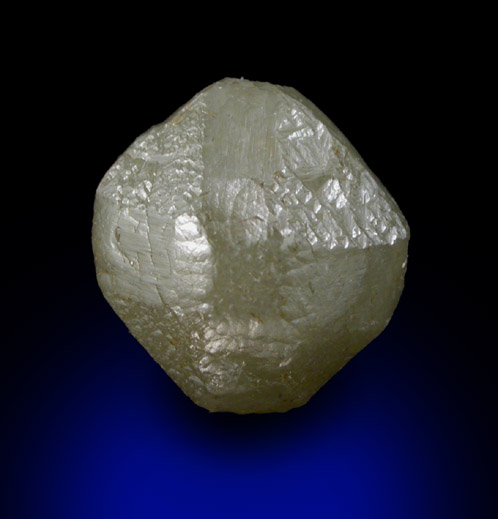 Diamond (13.32 carat greenish-gray complex crystal) from Bakwanga Mine, Mbuji-Mayi (Miba), Democratic Republic of the Congo