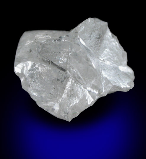 Diamond (3.28 carat colorless cubic hoppered-growth crystal) from Magna Egoli Mine, Zimmi property along the Sewa River, Sierra Leone