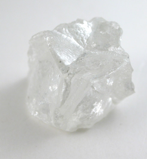 Diamond (3.28 carat colorless cubic hoppered-growth crystal) from Magna Egoli Mine, Zimmi property along the Sewa River, Sierra Leone