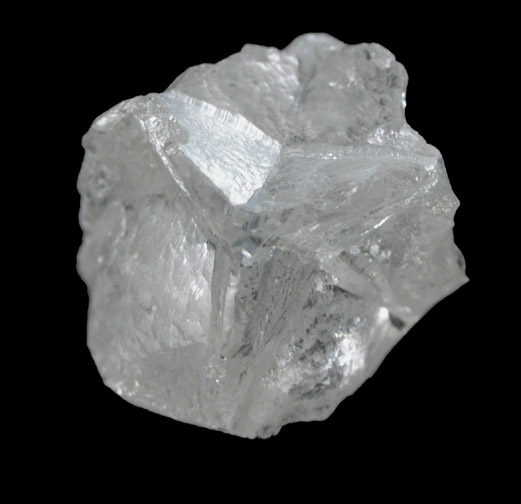 Diamond (3.28 carat colorless cubic hoppered-growth crystal) from Magna Egoli Mine, Zimmi property along the Sewa River, Sierra Leone