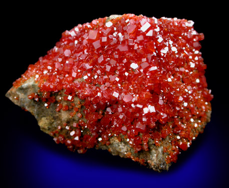 Vanadinite from Apache Mine (Vanadium Shaft), 8 km north of Globe, Gila County, Arizona