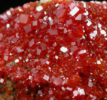 Vanadinite from Apache Mine (Vanadium Shaft), 8 km north of Globe, Gila County, Arizona