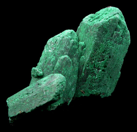Malachite pseudomorphs after Azurite from Bisbee, Warren District, Cochise County, Arizona