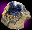 Azurite from Altenmittlau, Spessart Mountains, Hesse, Germany