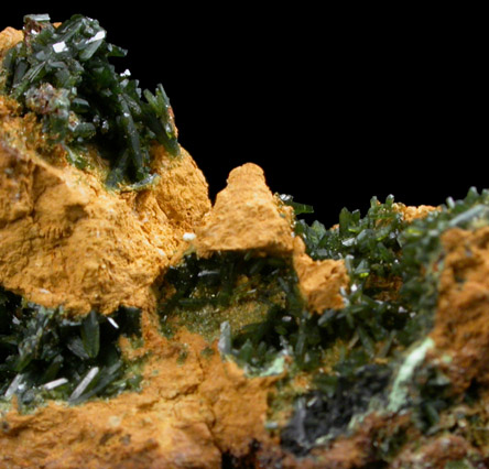 Olivenite from Mylar Mine, Majuba Hill, Pershing County, Nevada