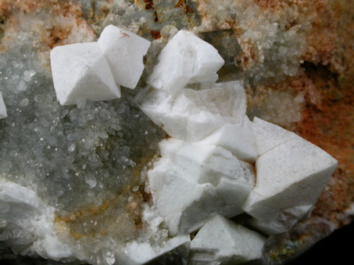 Fluorite and Quartz from Monarch Mine, Yavapai County, Arizona