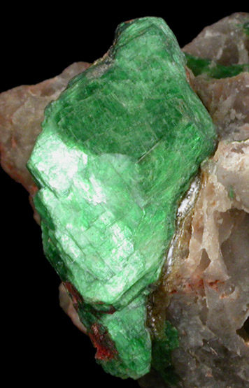 Torbernite from Cornwall, England