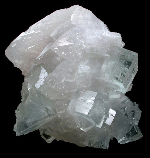 Fluorite on Quartz from Dongshan Mine, Hunan, China