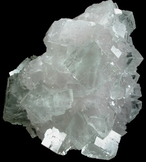 Fluorite on Quartz from Dongshan Mine, Hunan, China