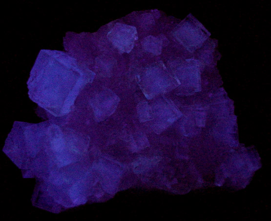 Fluorite on Quartz from Dongshan Mine, Hunan, China