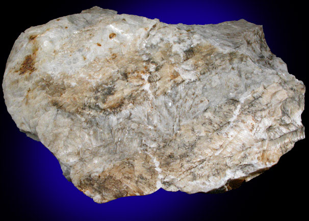Cymatolite (Albite+Muscovite pseudomorphs after Spodumene) with Albite from Branchville Quarry, Redding, Fairfield County, Connecticut