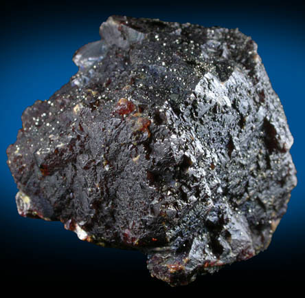 Sphalerite (iridescent) with Pyrite from Tri-State Lead-Zinc Mining District, Picher, Ottawa County, Oklahoma