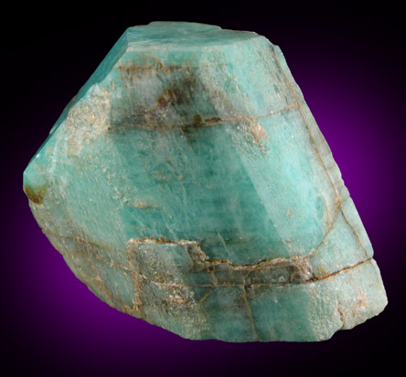 Microcline var. Amazonite from Pike's Peak Batholith, El Paso County, Colorado