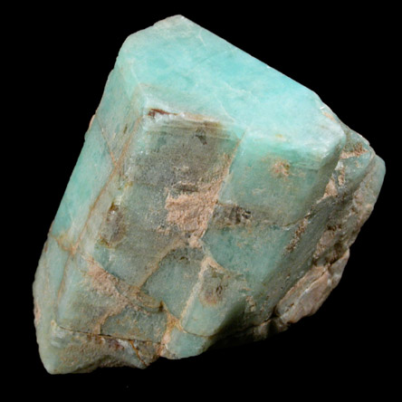 Microcline var. Amazonite from Pike's Peak Batholith, El Paso County, Colorado