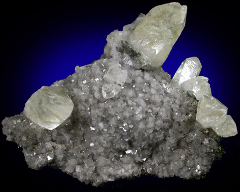 Calcite, Dolomite, Pyrite from Sweetwater Mine, Viburnum Trend, Reynolds County, Missouri