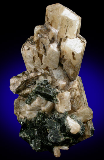 Scapolite (Marialite-Meionite) with Pyroxene (Augite) from Diamond Lake Road, Bancroft District, Ontario, Canada