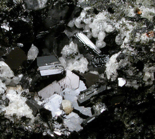 Biotite with Nepheline from Mount Vesuvius, Napoli, Campania, Italy (Type Locality for Biotite)