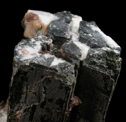 Aegirine from De-Mix Quarry, Mont Saint-Hilaire, Québec, Canada