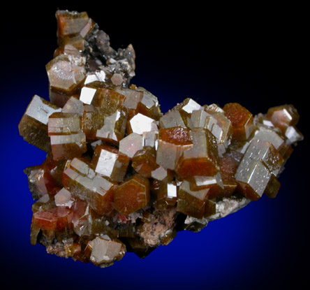 Vanadinite from Ramsey Mine, 22 km ESE of Quartzite, La Paz County, Arizona