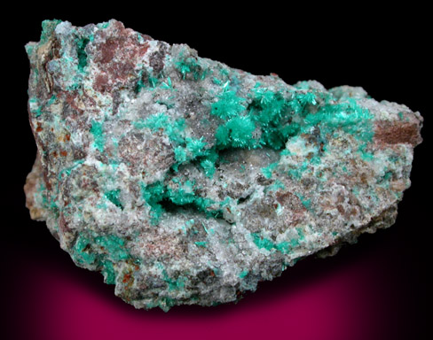 Dioptase from Christmas Mine, Banner District, Gila County, Arizona