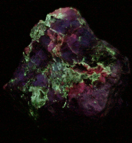 Wickenburgite with Phoenicochroite from Pack Rat Mine, near Wickenburg, Maricopa County, Arizona