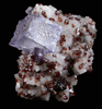 Fluorite and Sphalerite on Dolomite from Elmwood Mine, Carthage, Smith County, Tennessee