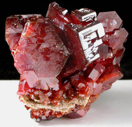 Vanadinite from Mibladen, Haute Moulouya Basin, Zeida-Aouli-Mibladen belt, Midelt Province, Morocco