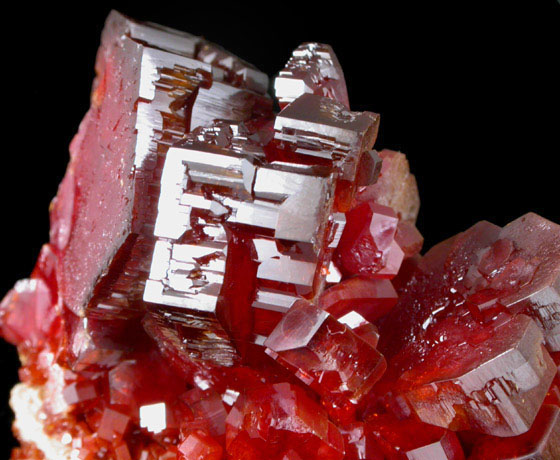 Vanadinite from Mibladen, Haute Moulouya Basin, Zeida-Aouli-Mibladen belt, Midelt Province, Morocco