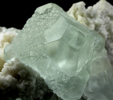 Fluorite on Quartz from Pasto Bueno District, Pallasca Province, Ancash Department, Peru