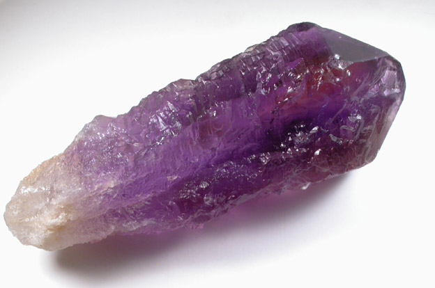 Quartz var. Ametrine with rare C-face termination from Anahi Mine, La Gaiba District, Angel Sandoval Province, Santa Cruz Department, Bolivia