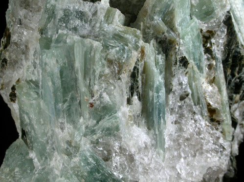 Kyanite in Quartz from near Celo, Yancey County, North Carolina