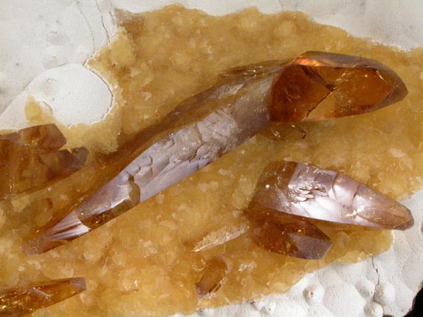 Barite on Calcite from Elk Creek, Meade County, South Dakota