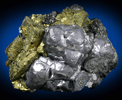Galena with Chalcopyrite, Sphalerite, Pyrite from Deveti Septemvri Mine, Madan District, Rhodope Mountains, Bulgaria