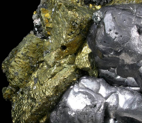 Galena with Chalcopyrite, Sphalerite, Pyrite from Deveti Septemvri Mine, Madan District, Rhodope Mountains, Bulgaria