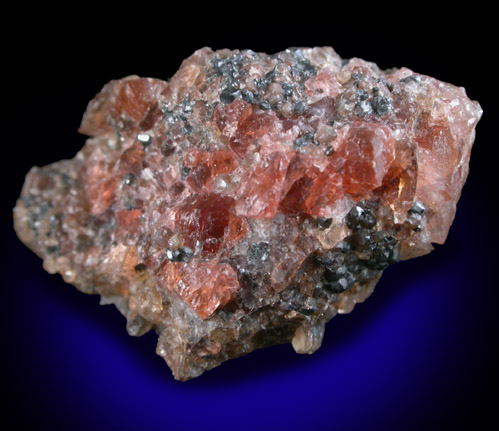 Fluorite and Franklinite from Franklin District, Sussex County, New Jersey (Type Locality for Franklinite)