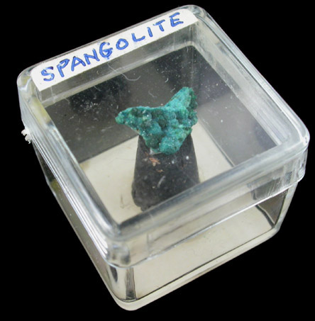 Spangolite from Blanchard Mine, Hansonburg District, 8.5 km south of Bingham, Socorro County, New Mexico